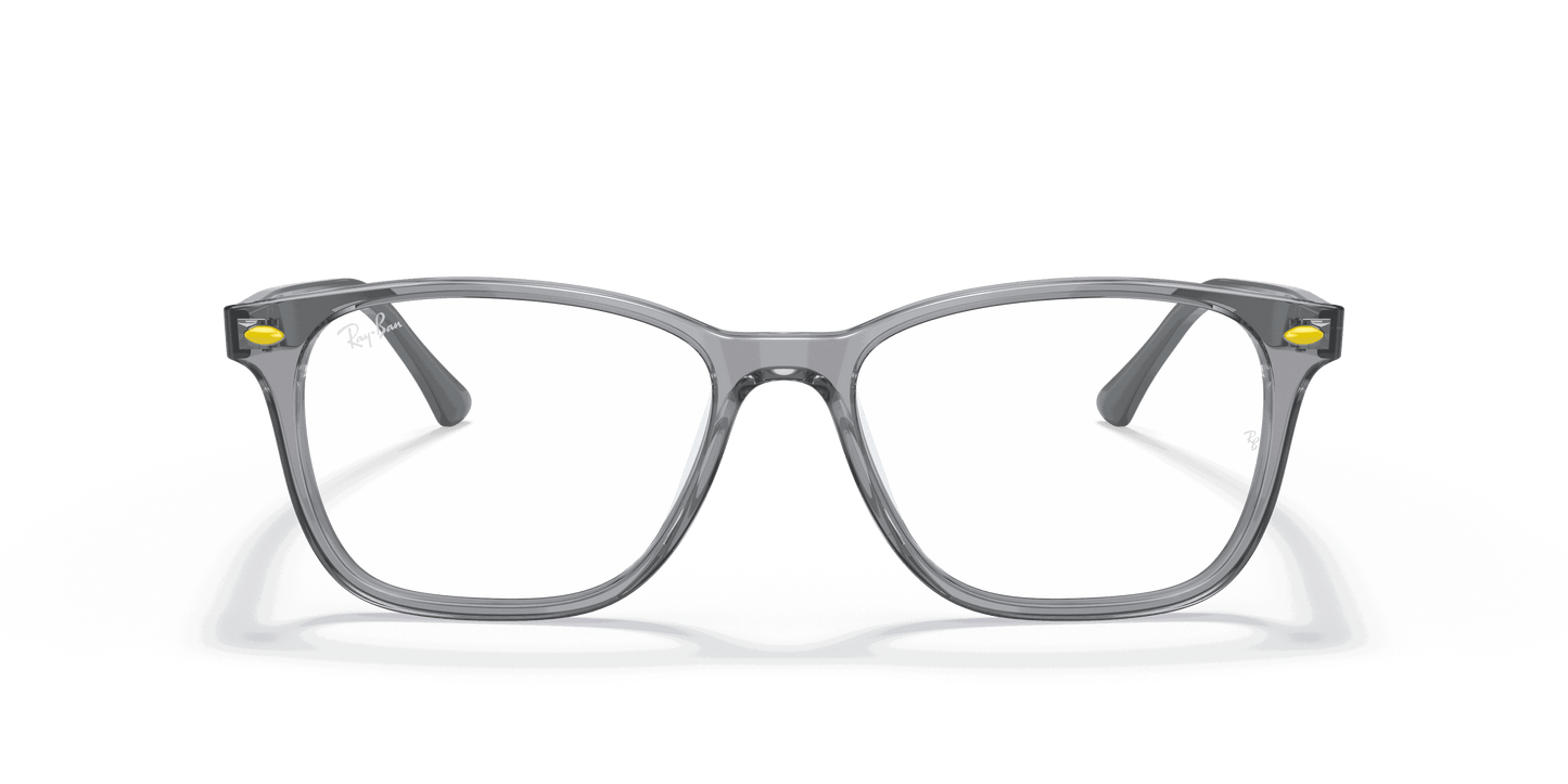 [Clear Lenses, Polished Transparent Grey Frame]