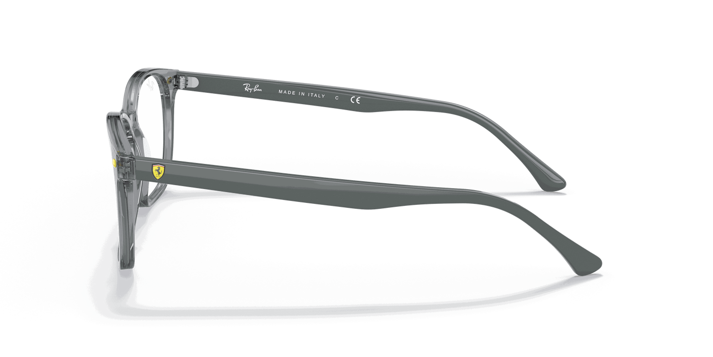 [Clear Lenses, Polished Transparent Grey Frame]