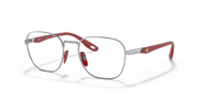 Clear Lenses, Polished Silver Frame