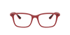 [Clear Lenses, Matte Red Frame]