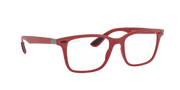 Clear Lenses, Matte Red Frame