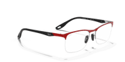 Clear Lenses, Matte Red Frame