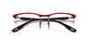 [Clear Lenses, Matte Red Frame]