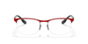 [Clear Lenses, Matte Red Frame]