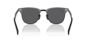 Polarized Dark Grey Lenses, Matte Brushed Grey On Black Frame