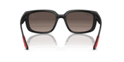 Grey Mirror Polar Lenses, Matte Black Frame