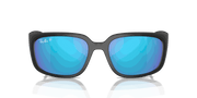 Green Mirror Blue Polar Lenses, Matte Black Frame