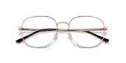 Clear Lenses, Polished Rose Gold Frame