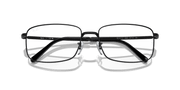 Clear Lenses, Polished Black Frame