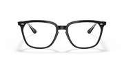 Clear Lenses, Polished Black On Transparent Frame