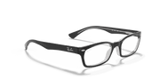 Clear Lenses, Polished Black On Transparent Frame