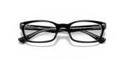 Clear Lenses, Polished Black On Transparent Frame