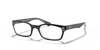 [Clear Lenses, Polished Black On Transparent Frame]