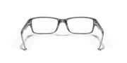 Clear Lenses, Polished Black On Transparent Frame