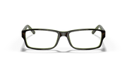 Clear Lenses, Polished Havana On Green Frame