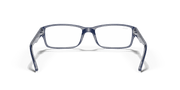 Clear Lenses, Polished Blue Frame