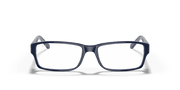 Clear Lenses, Polished Blue Frame