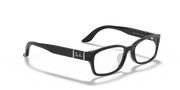 Clear Lenses, Polished Black Frame