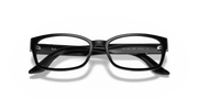 Clear Lenses, Polished Black Frame