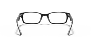 Clear Lenses, Polished Black On Transparent Frame