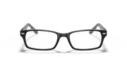 Clear Lenses, Polished Black On Transparent Frame