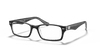 [Clear Lenses, Polished Black On Transparent Frame]