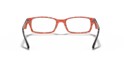 Clear Lenses, Polished Black On Red Frame