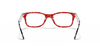 [Clear Lenses, Polished Black On Red Frame]