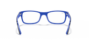 Clear Lenses, Polished Black On Blue Frame