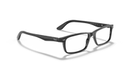 Clear Lenses, Polished Black Frame