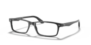 Clear Lenses, Polished Black Frame