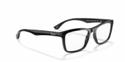 Clear Lenses, Polished Black Frame