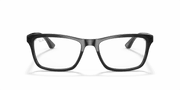 Clear Lenses, Polished Black Frame