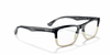 [Clear Lenses, Polished Grey Horn Frame]