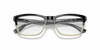 [Clear Lenses, Polished Grey Horn Frame]