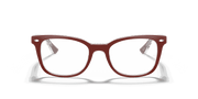 Clear Lenses, Polished Bordeaux On Transparent Frame