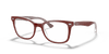 [Clear Lenses, Polished Bordeaux On Transparent Frame]