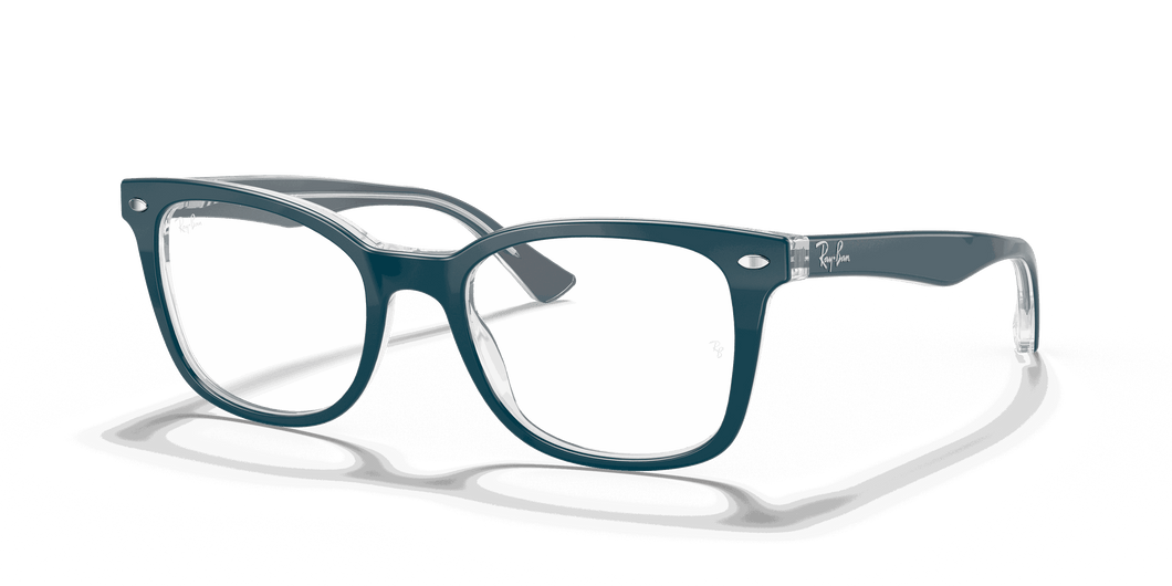 [Clear Lenses, Polished Turquoise Frame]