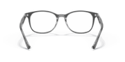 Clear Lenses, Polished Black On Transparent Frame