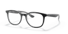 [Clear Lenses, Polished Black On Transparent Frame]