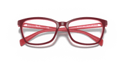 Clear Lenses, Polished Purple-Reddish Frame