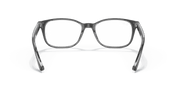 Clear Lenses, Polished Black On Transparent Frame