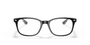 Clear Lenses, Polished Black On Transparent Frame