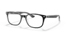 [Clear Lenses, Polished Black On Transparent Frame]