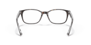 Clear Lenses, Polished Havana On Transparent Frame