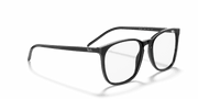 Clear Lenses, Polished Black Frame