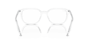 Clear Lenses, Polished Transparent Frame