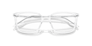 Clear Lenses, Polished Transparent Frame