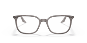 Clear Lenses, Polished Grey On Transparent Frame