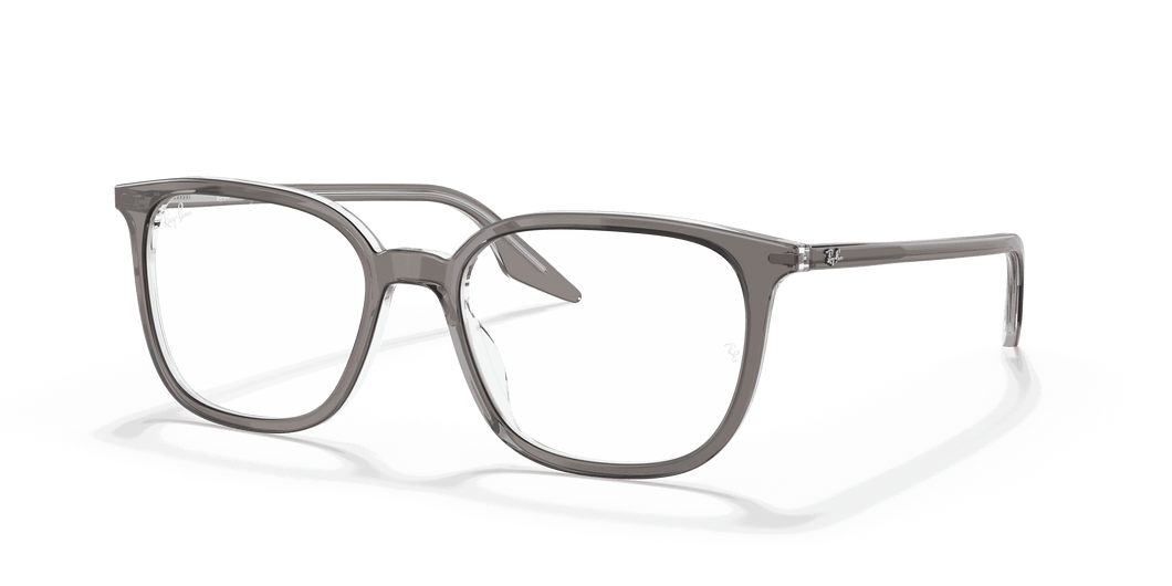 [Clear Lenses, Polished Grey On Transparent Frame]